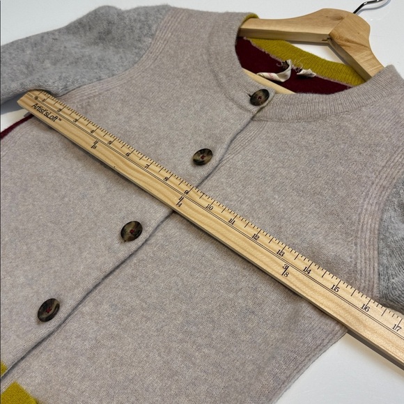 White Stuff Elegant Multicolor Button-Up Cardigan Size Extra Small - Picture 4 of 5